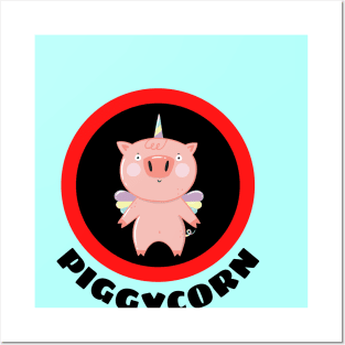 Piggycorn - Pig Pun Posters and Art